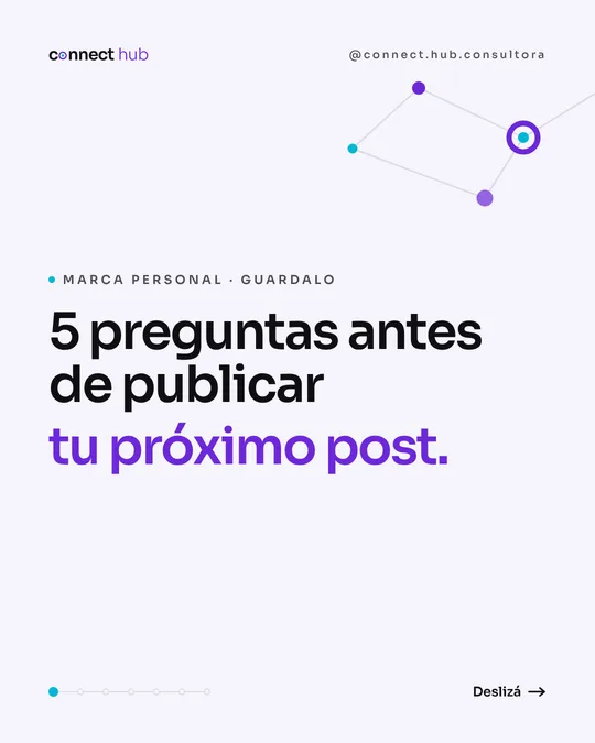 5 preguntas antes de publicar tu próximo post.